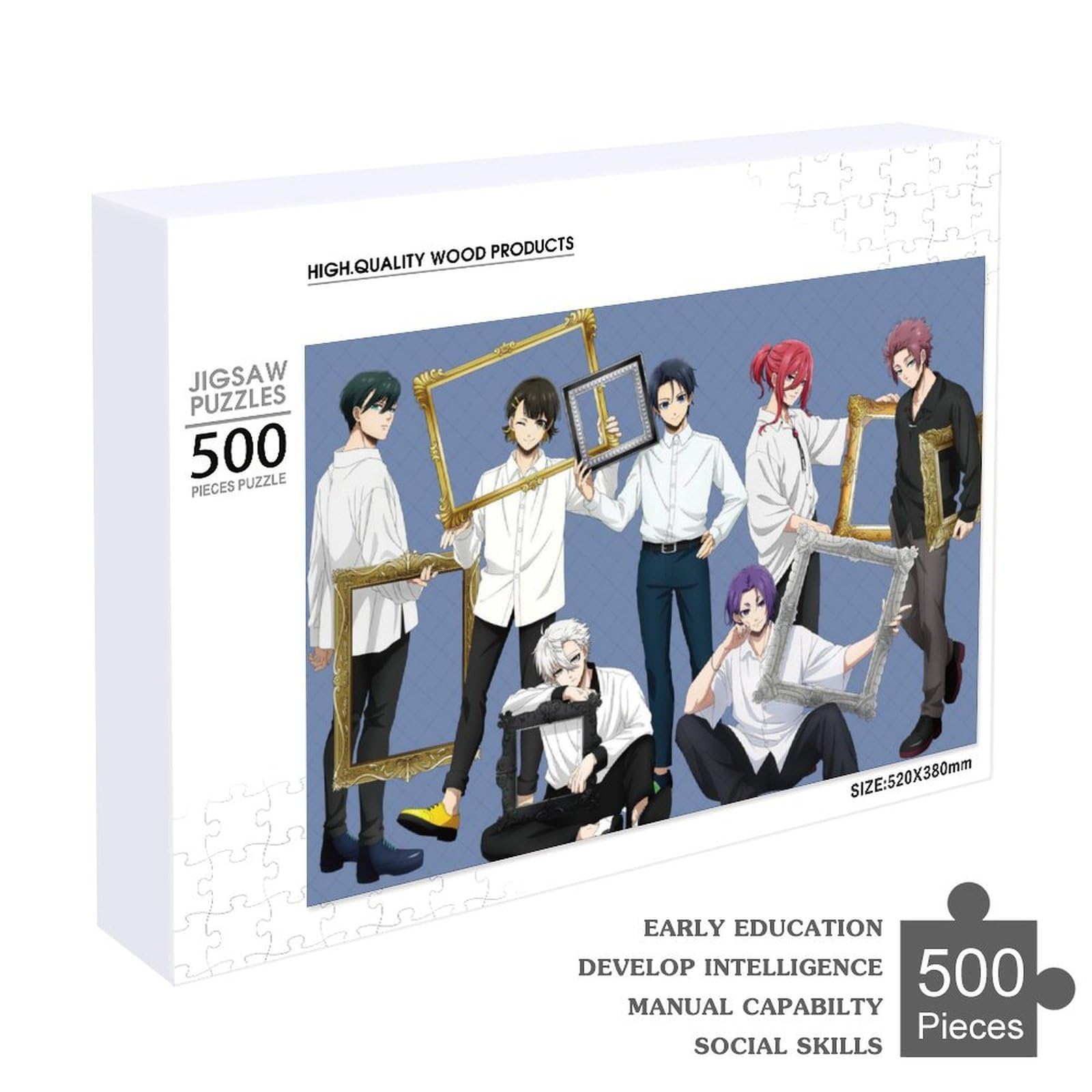 Amazon | ブルーロック ジグソーパズル 500ピース 益智減圧玩具 木製